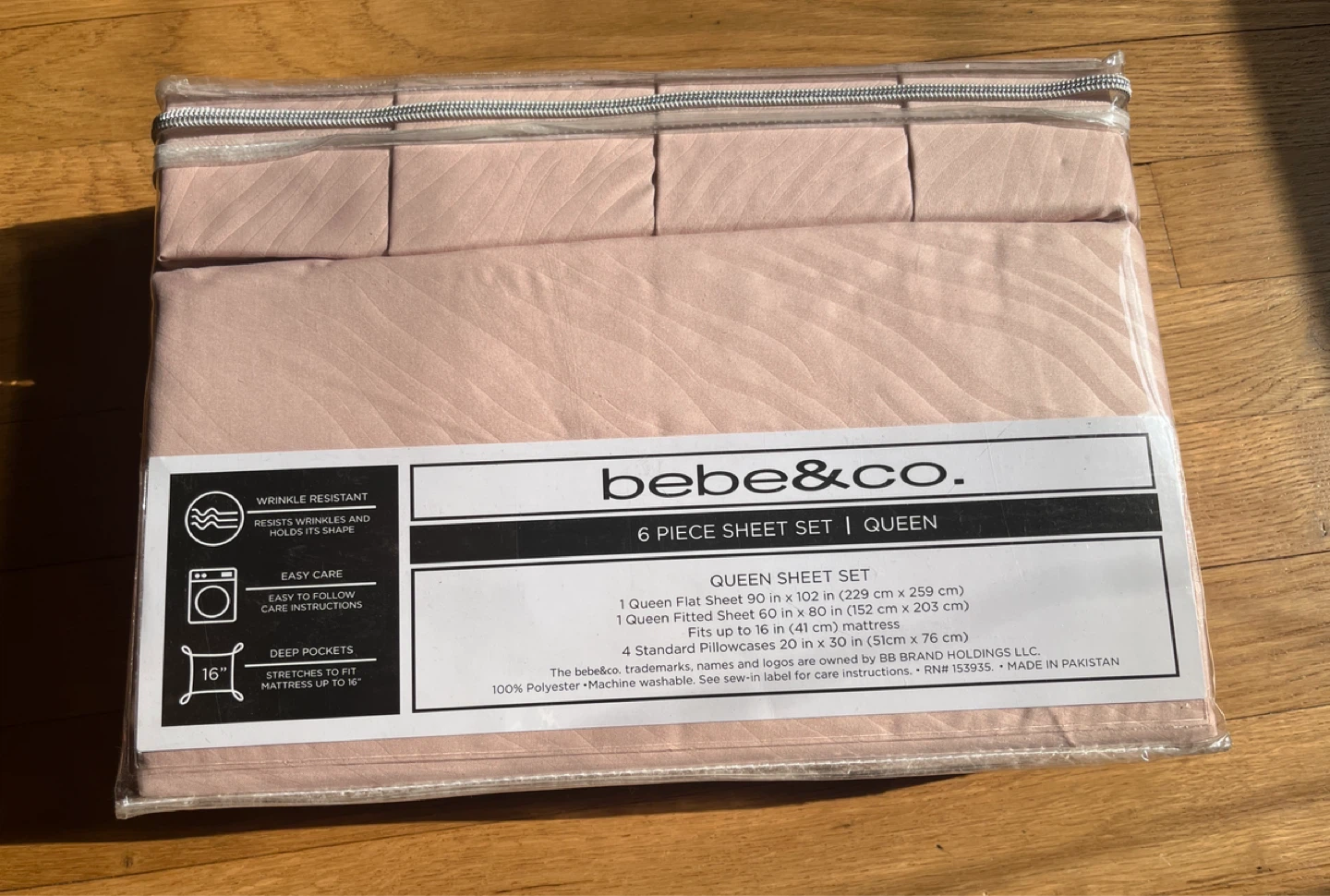 Bebé & Co. Queen 6-Piece Sheet Set - Pink - photo 2