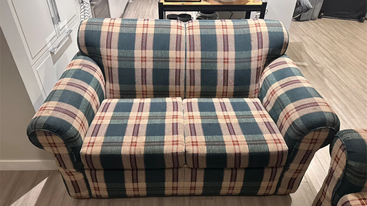 2piece Vintage Sofa Set for 100$ - photo 2