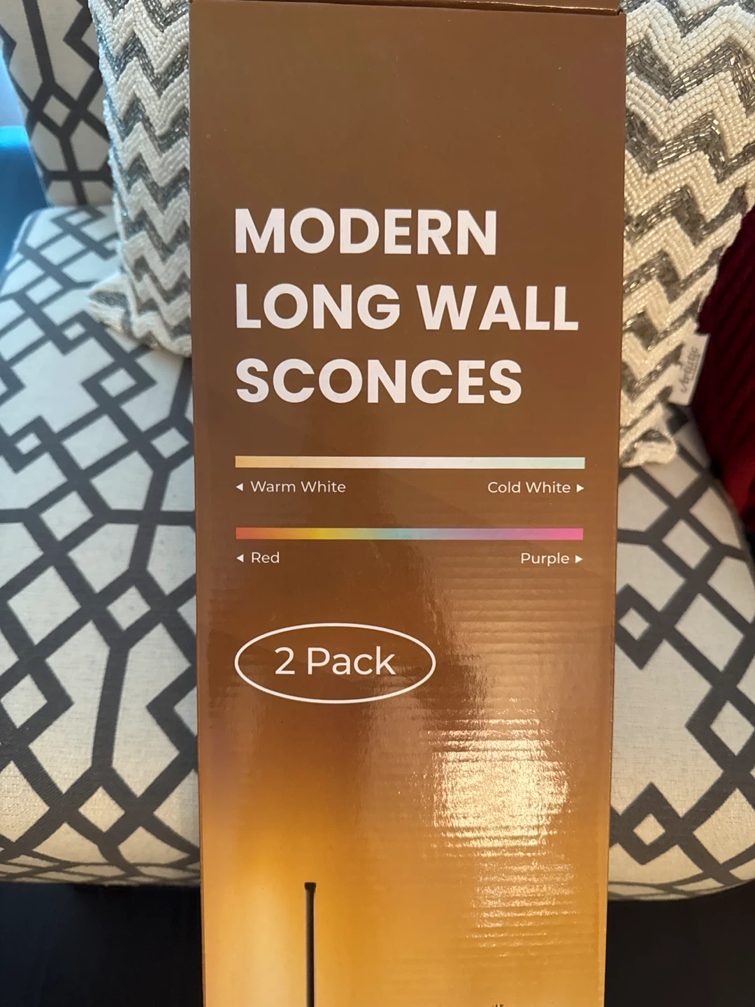Wall lights Modern Long Wall Sconces - 2 Pack - photo 4