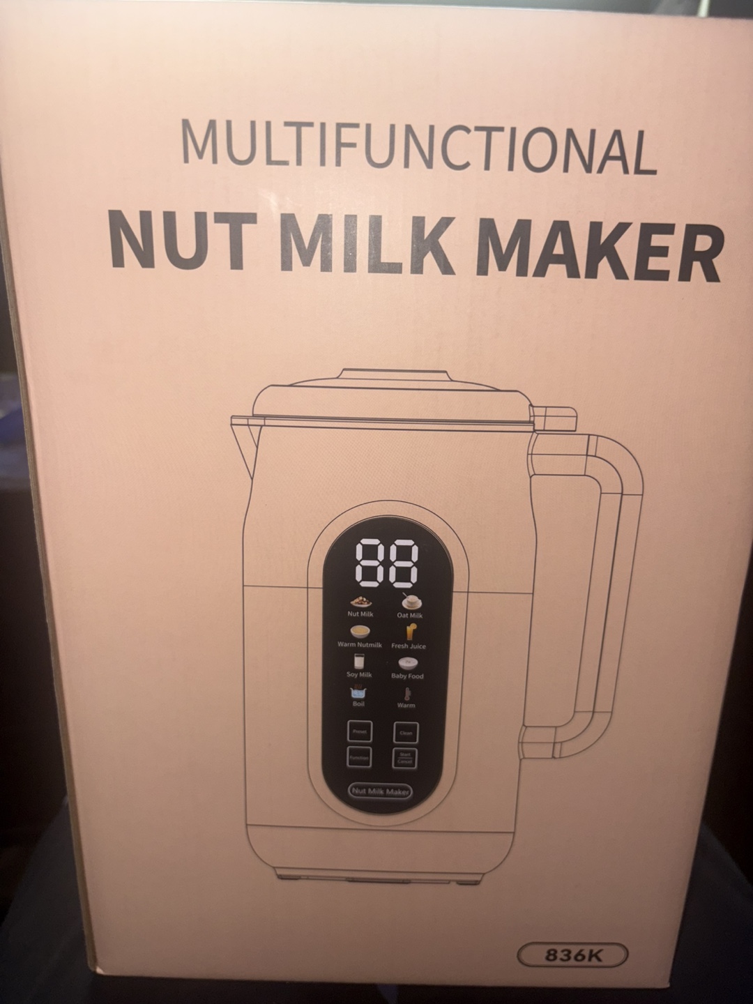 Multifunctional Nut Milk Maker 836K