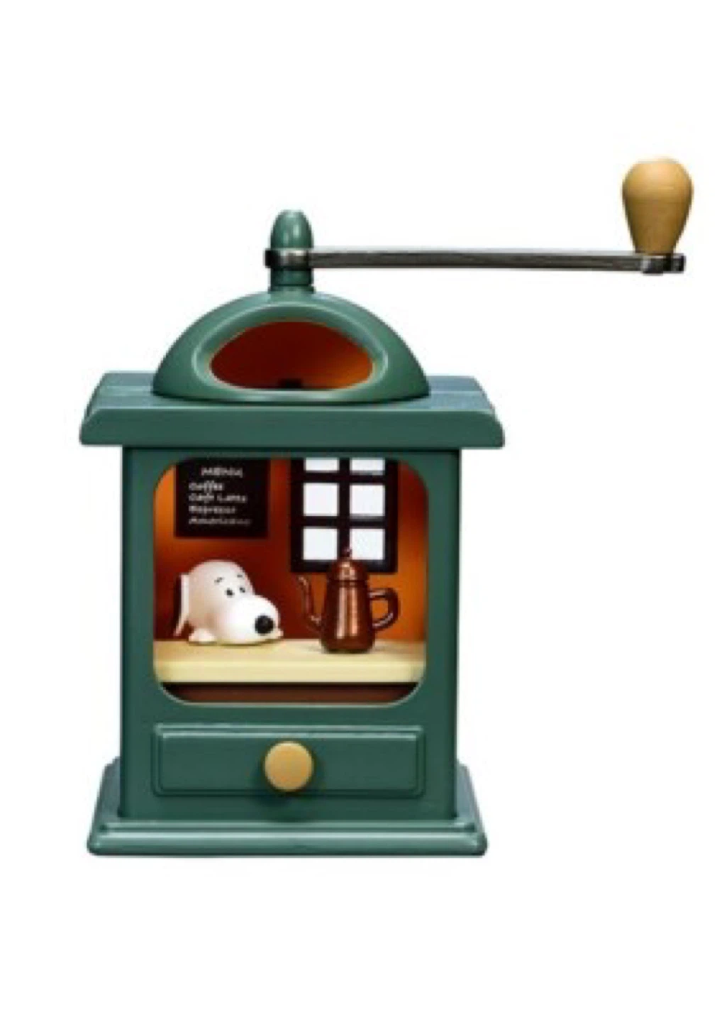 REMENT x PEANUTS Snoopy Antique Diorama Collection *Coffee Mill - photo 2
