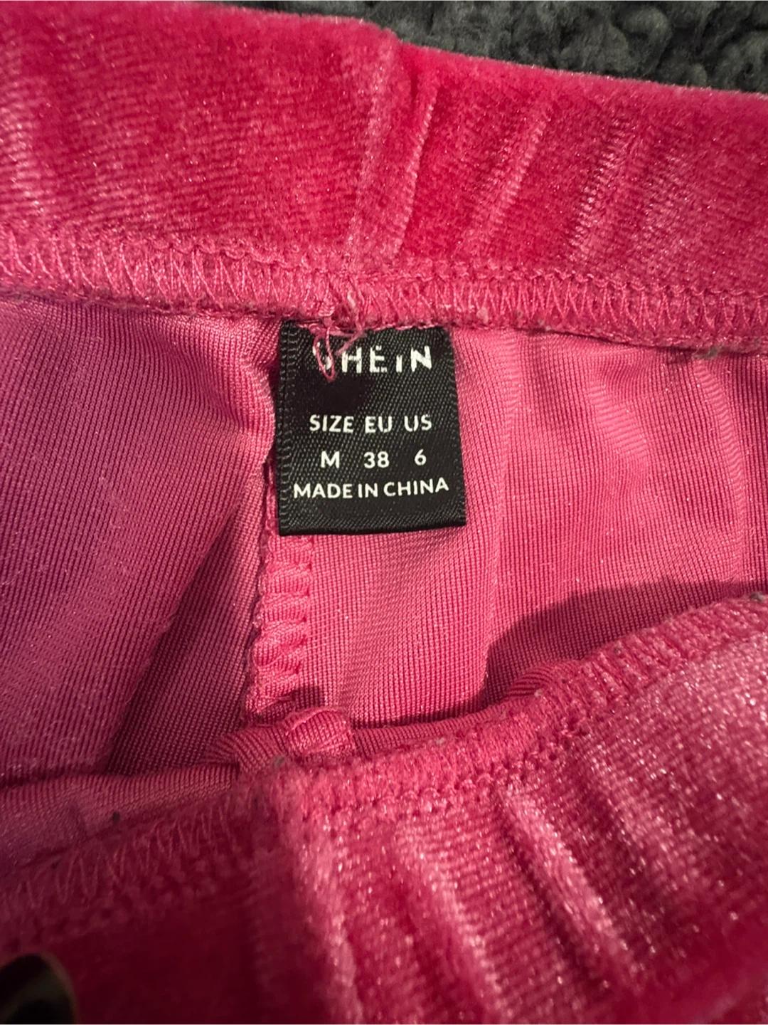 Hot Pink Velvet Bellbottoms - Medium - photo 3