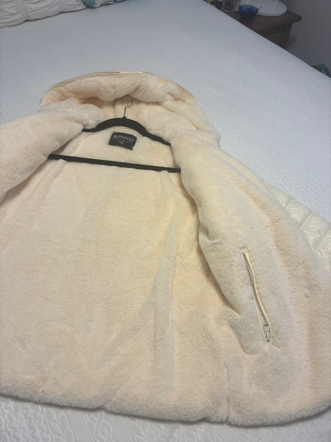 Buffalo Puffer Jacket Cream Colour Size Medium - photo 2
