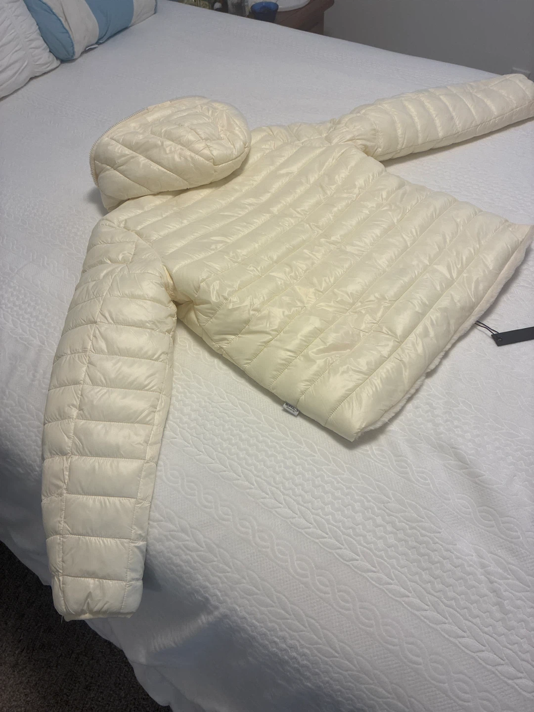 Buffalo Puffer Jacket Cream Colour Size Medium - photo 3
