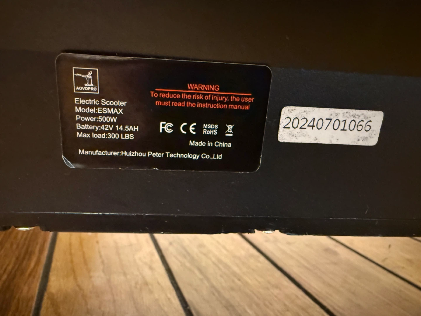 AOVOPRO ESMAX Electric Scooter/Patineta - photo 3