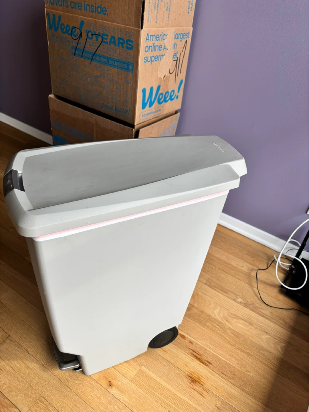 simplehuman Step Trash Can with Liner Rim - photo 2