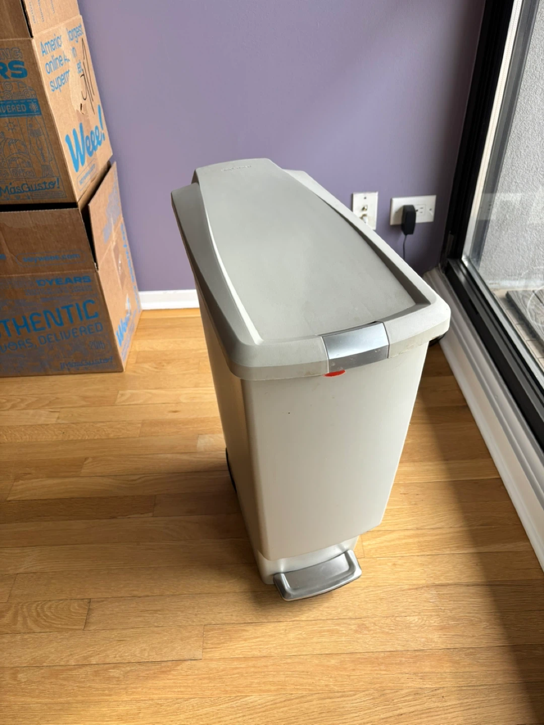 simplehuman Step Trash Can with Liner Rim