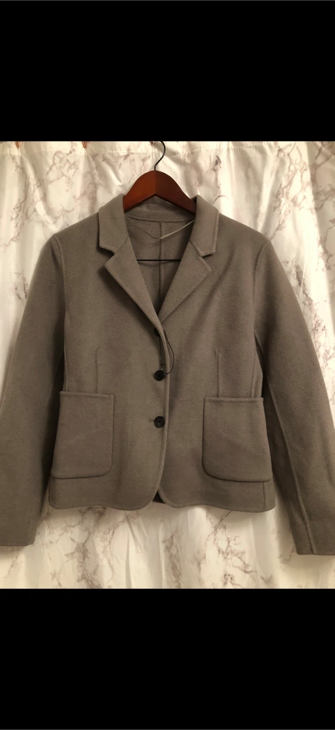ZARA Cropped Wool Blend Blazer - photo 4