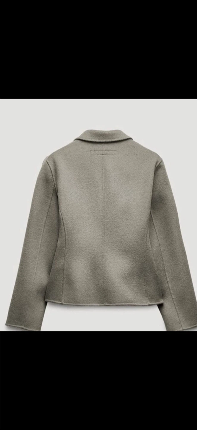 ZARA Cropped Wool Blend Blazer - photo 3