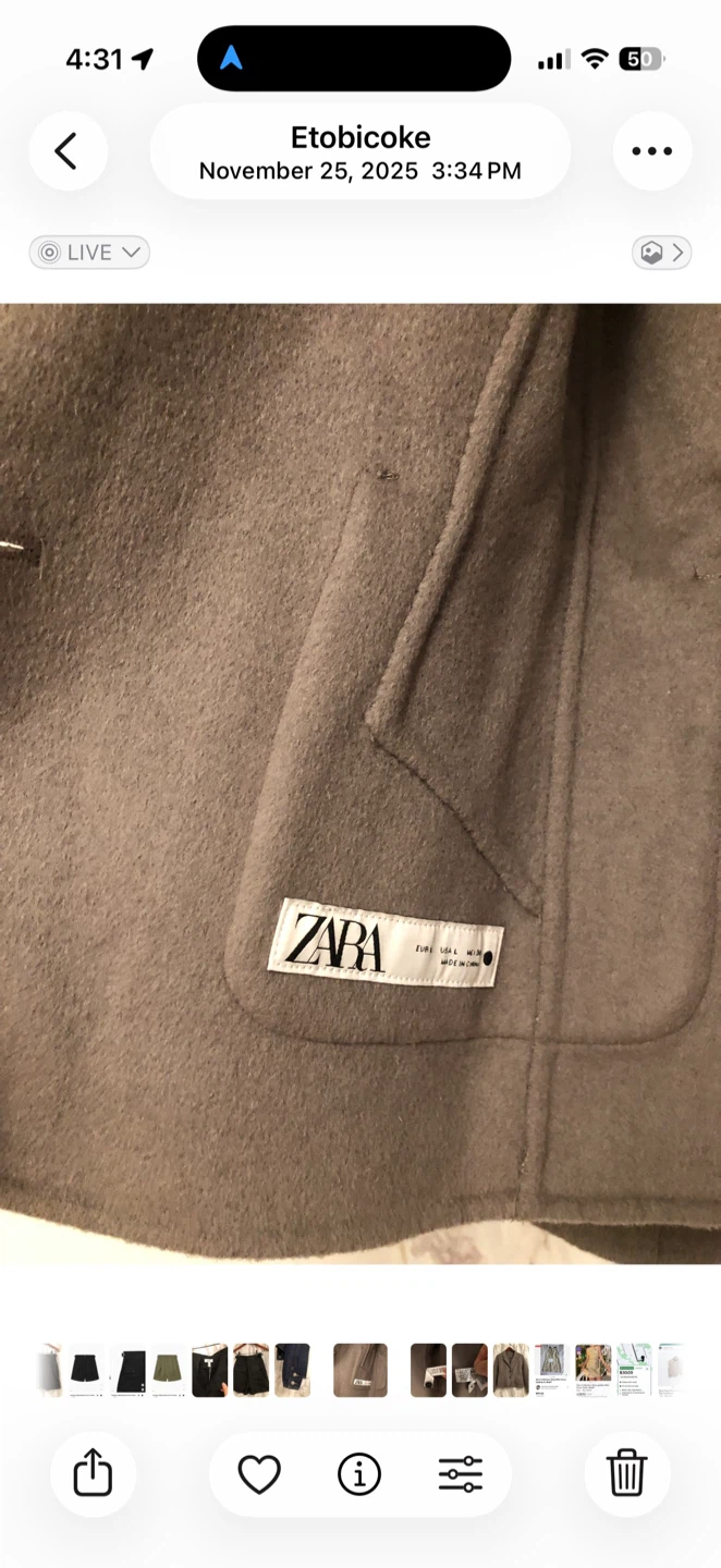 ZARA Cropped Wool Blend Blazer - photo 5