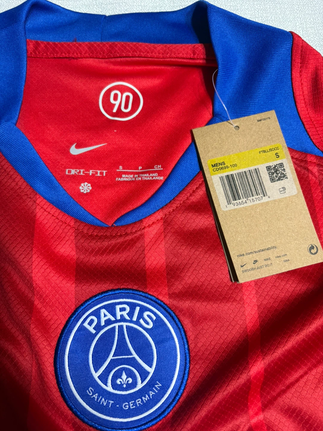 Paris Saint-Germain 2021/22 Nike Dri-FIT Soccer Jersey - Size S - photo 4
