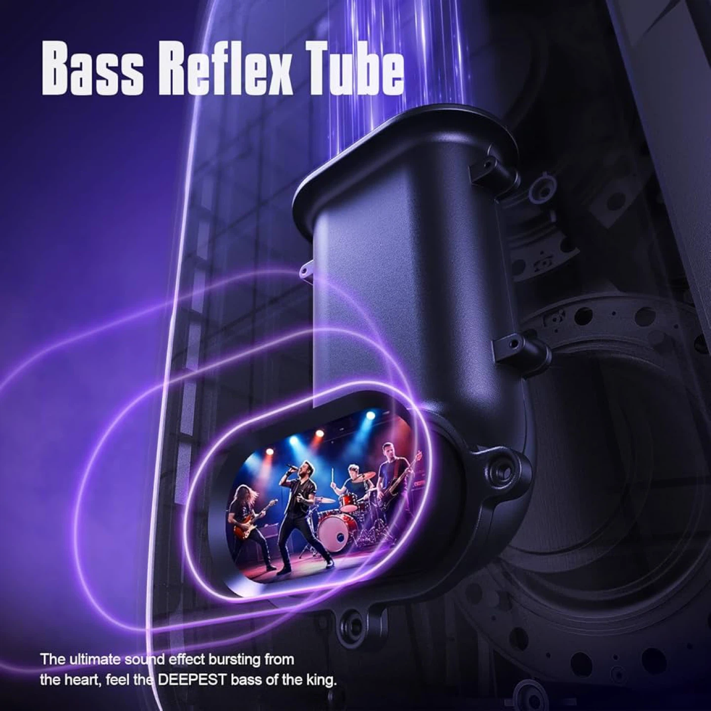 W-KING Bluetooth Portable Bass Light Up Speaker - photo 3