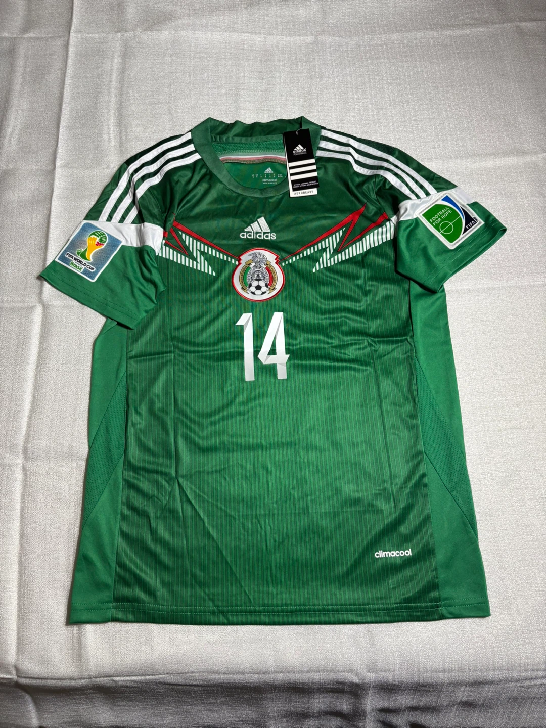 Adidas ClimaCool Mexico Chicharito #14 Soccer Jersey Size S