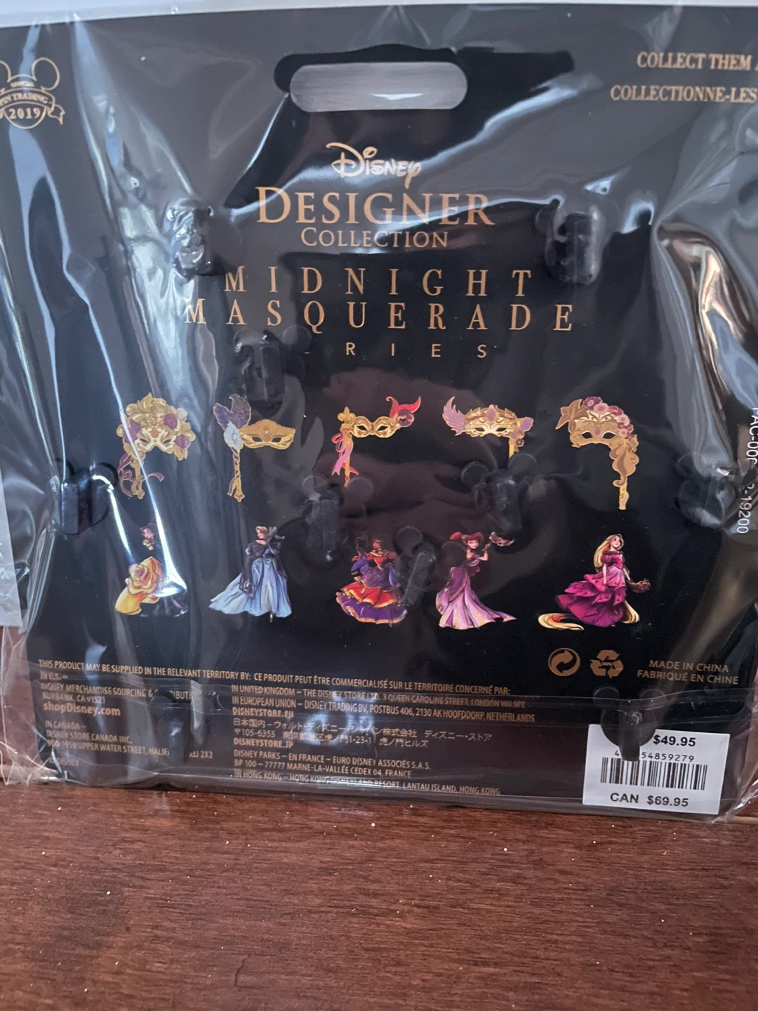 Disney Designer Masquerade Pins Limited Release Set - photo 2