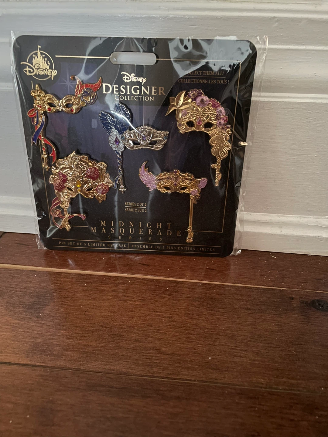 Disney Designer Masquerade Pins Limited Release Set