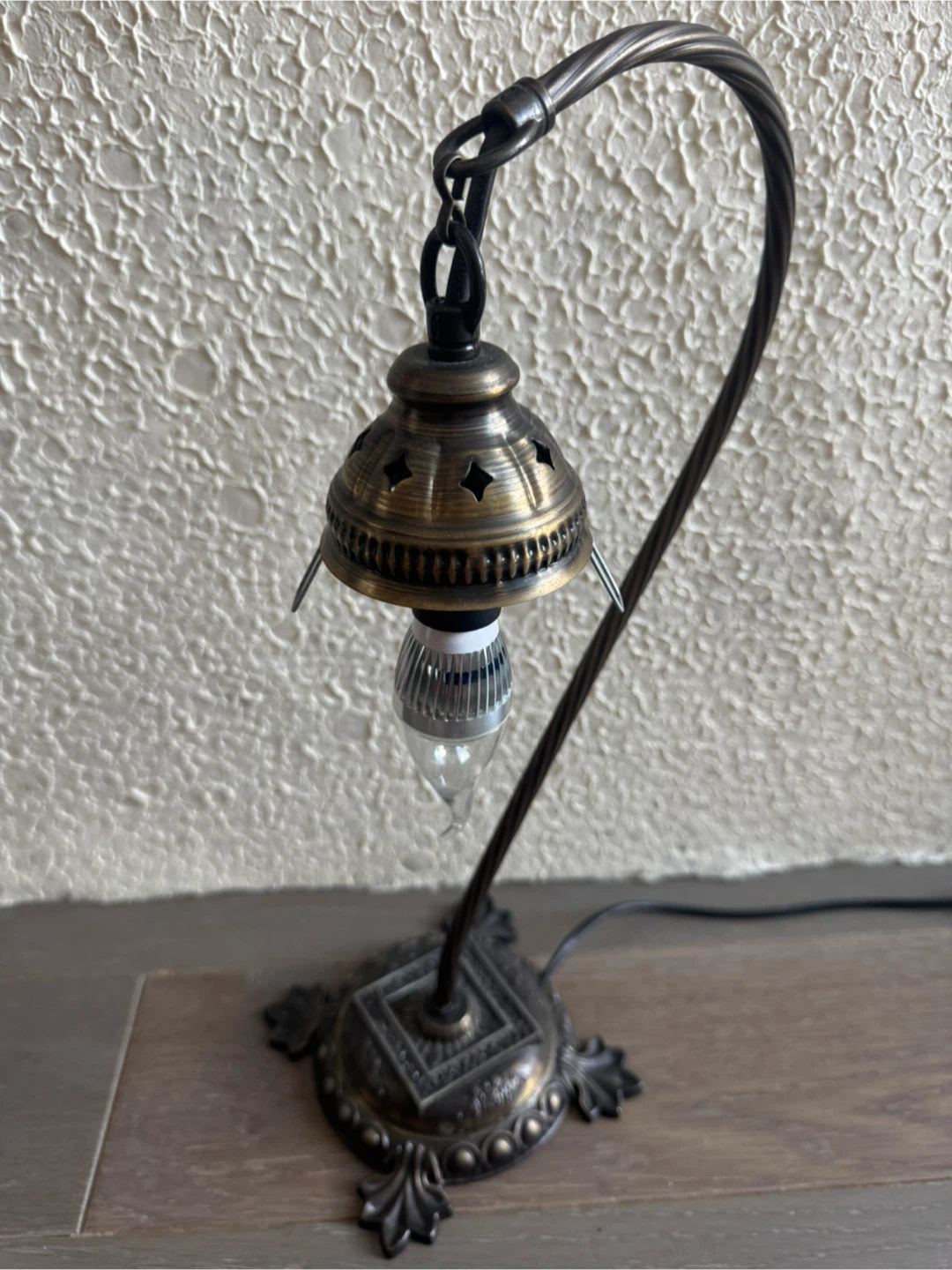 Pair Turkish Mosaic Table Lamps - photo 3