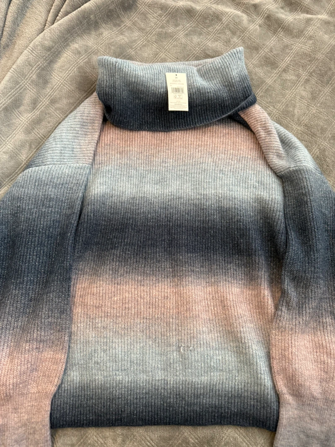 Ombre Turtleneck Sweater