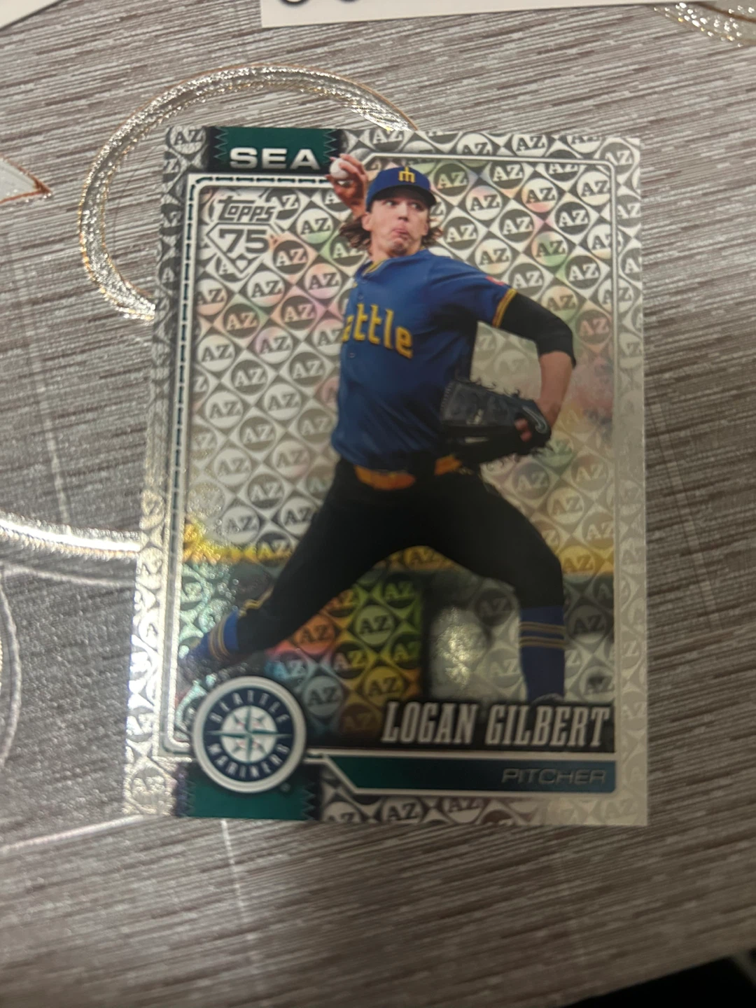 2023 Topps Series 1 Logan Gilbert Baseball Card #146