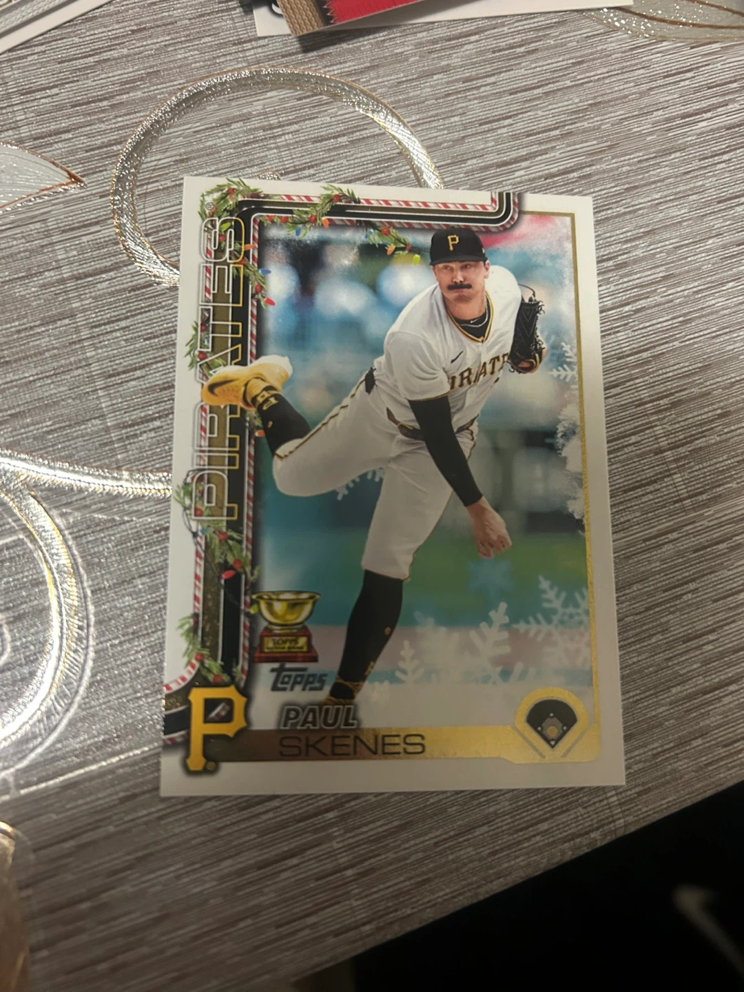 Topps Holiday Paul Skenes Pittsburgh Pirates Baseball Card H70