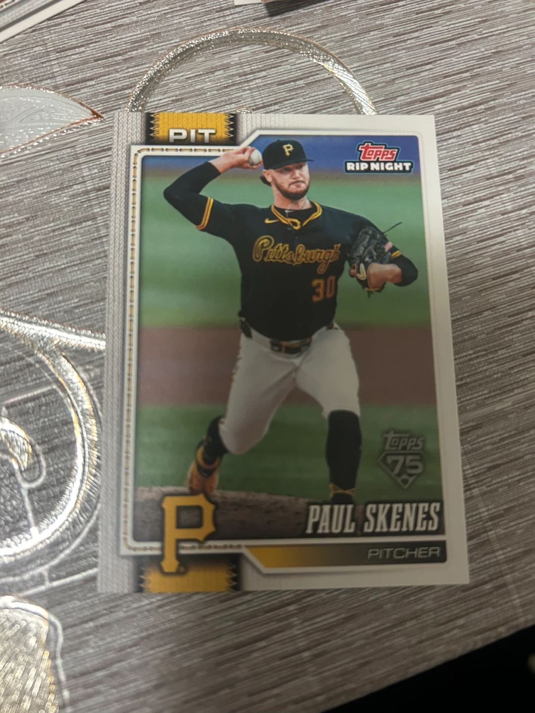 2023 Topps 75 Paul Skenes Pittsburgh Pirates Baseball Card