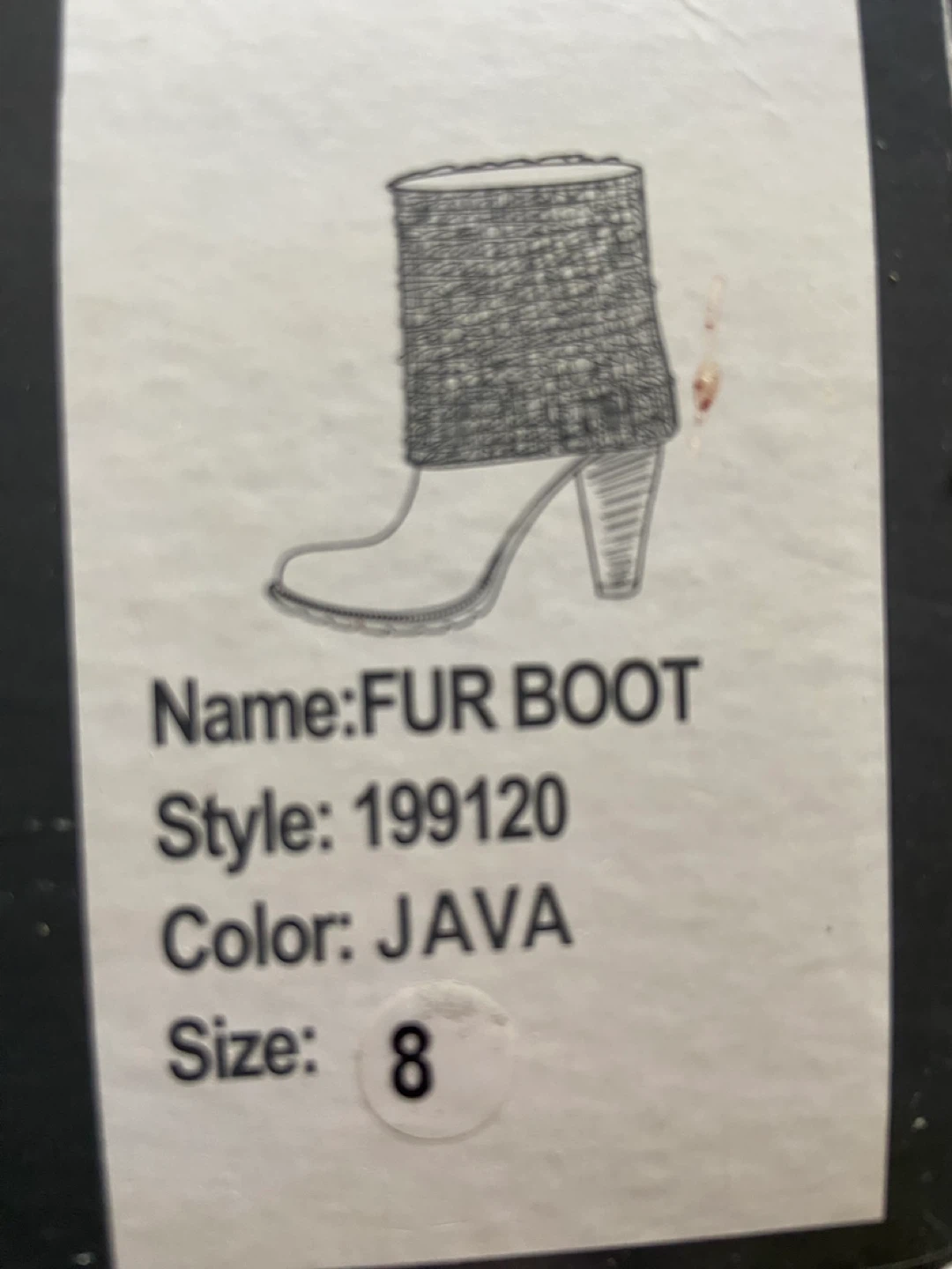 Bzees Fur Boot Style 199120 Java Size 8 - photo 4