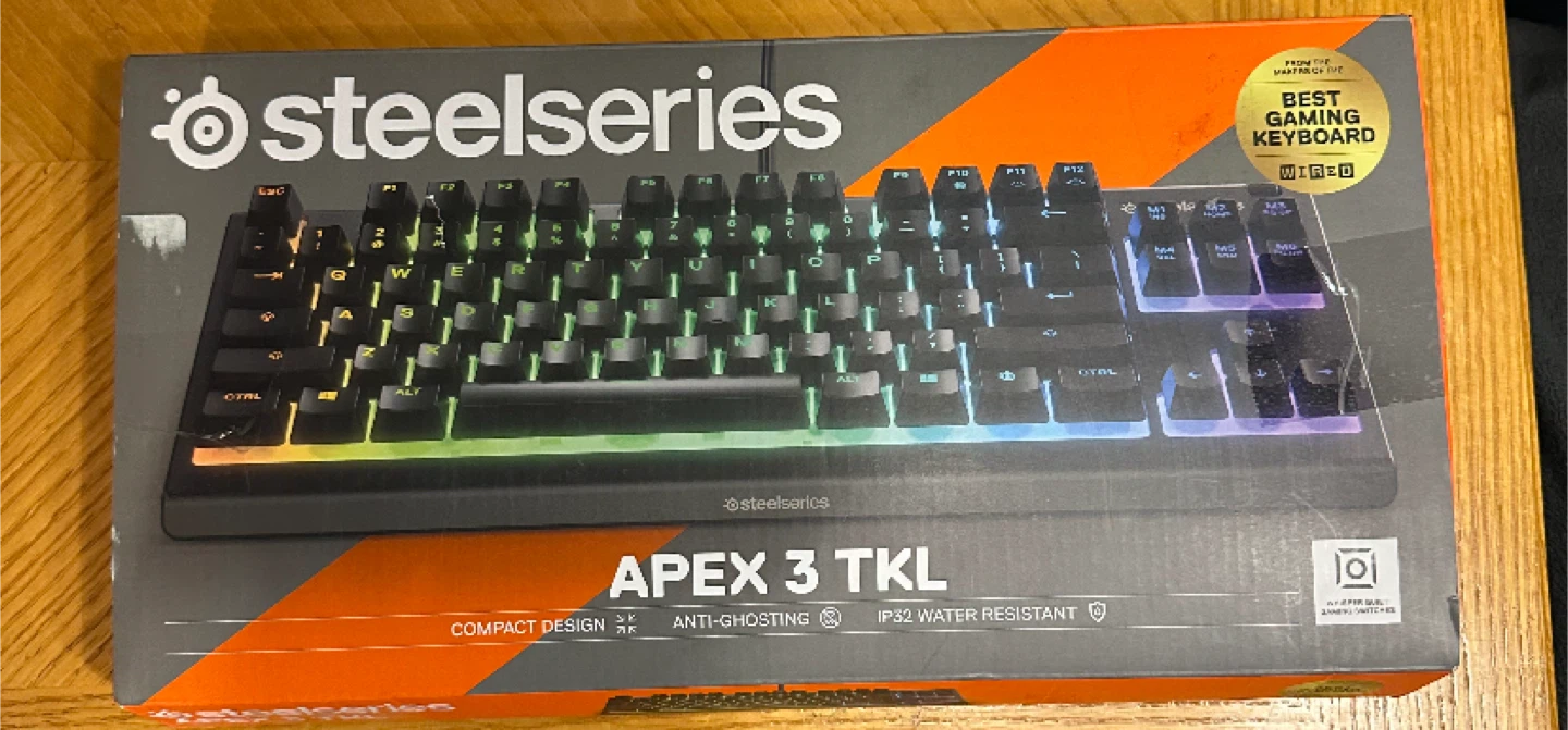 SteelSeries Apex 3 TKL Gaming Keyboard