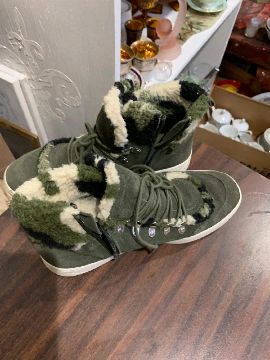 Steve Madden Women's Camo & Shearling Winter Boots - photo 2