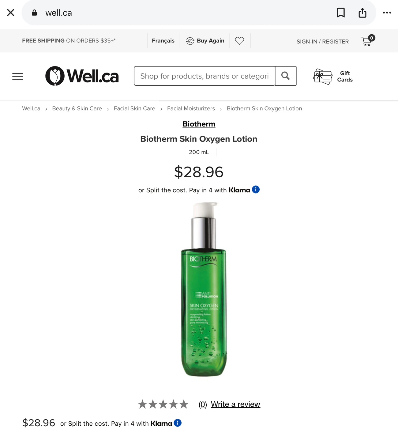 Biotherm Skin Oxygenating Lotion 200ml - photo 2