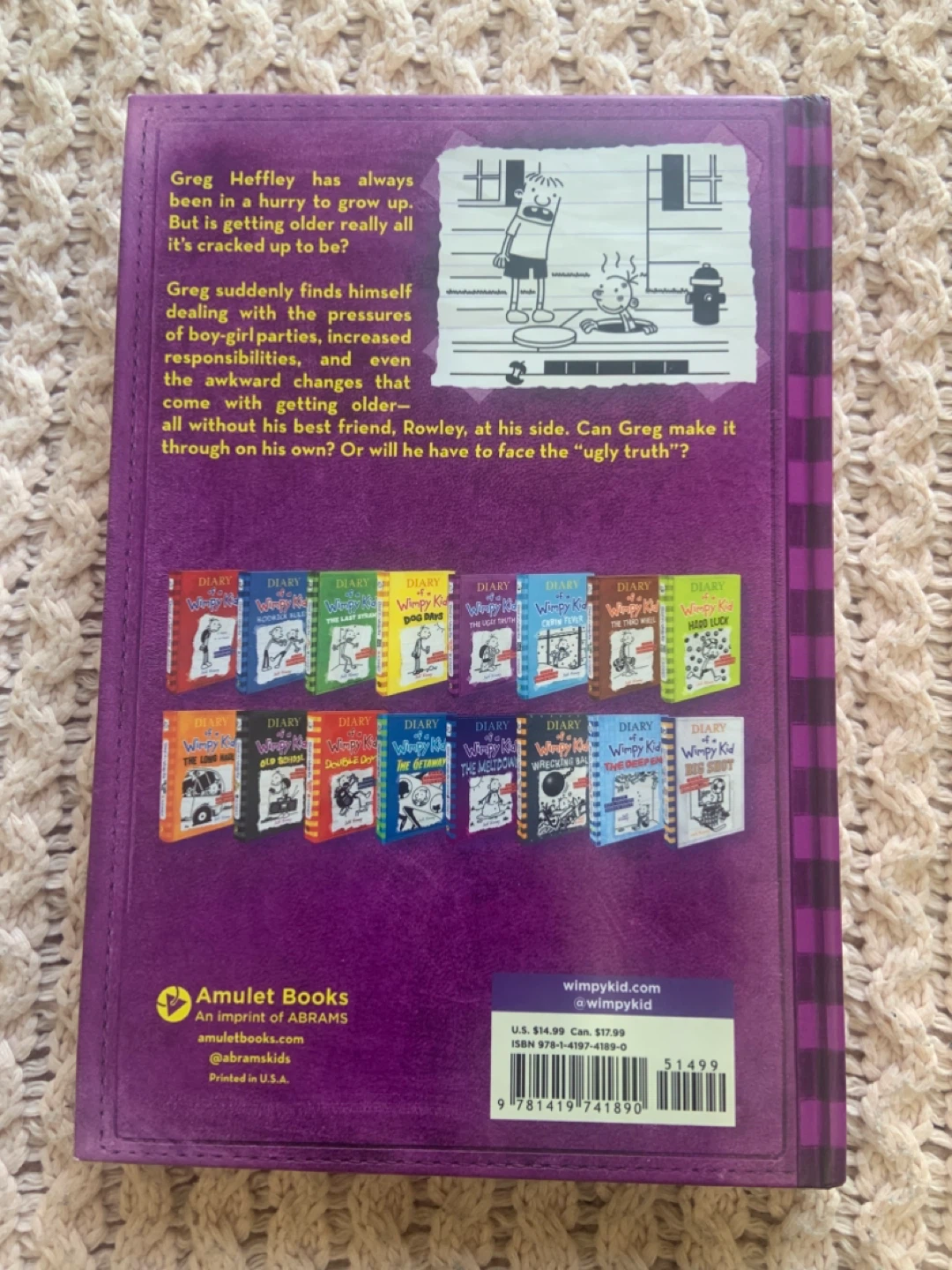 2 Brand New Dairy of a Wimpy kid books ! - photo 3