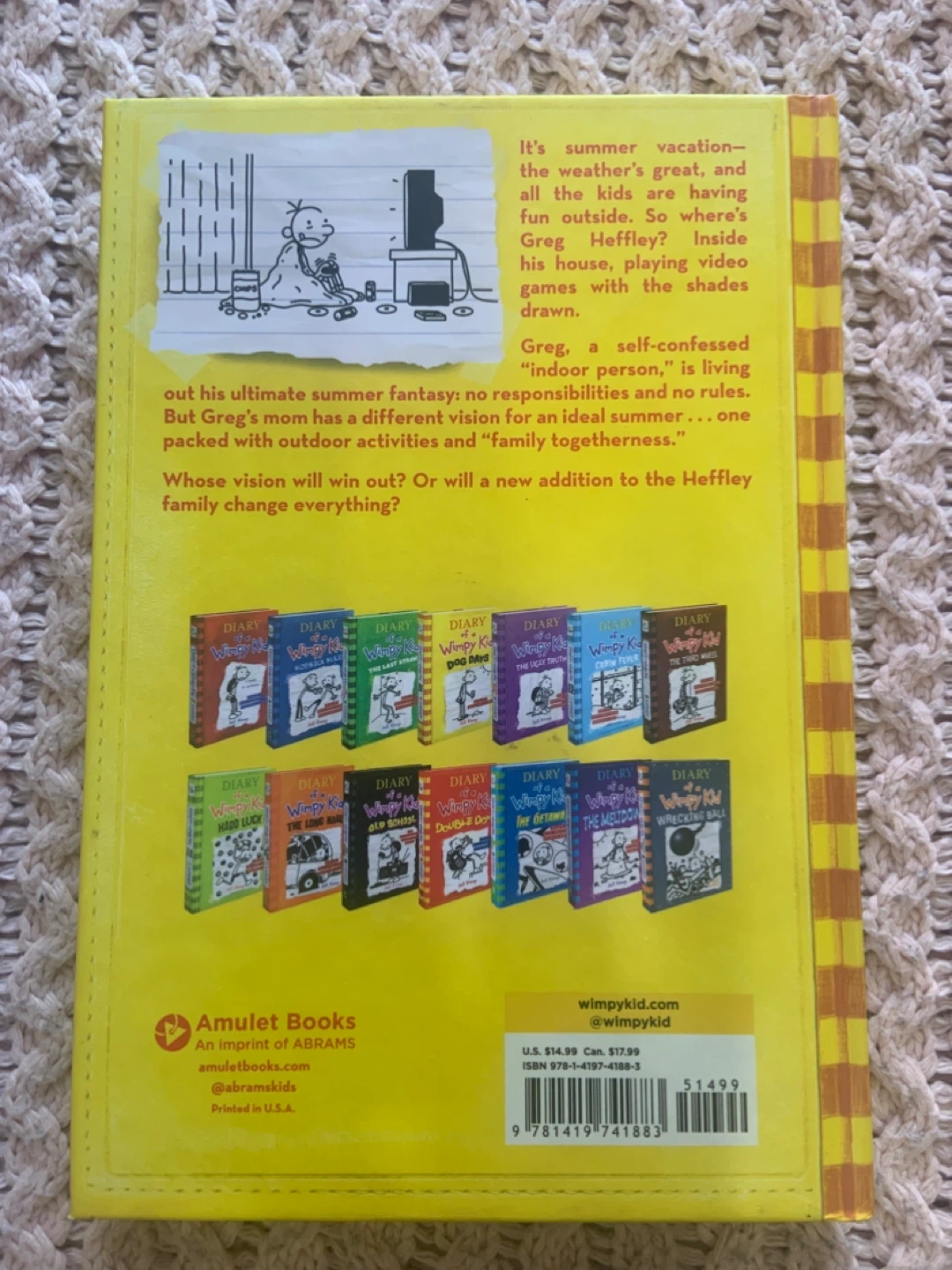 2 Brand New Dairy of a Wimpy kid books ! - photo 4