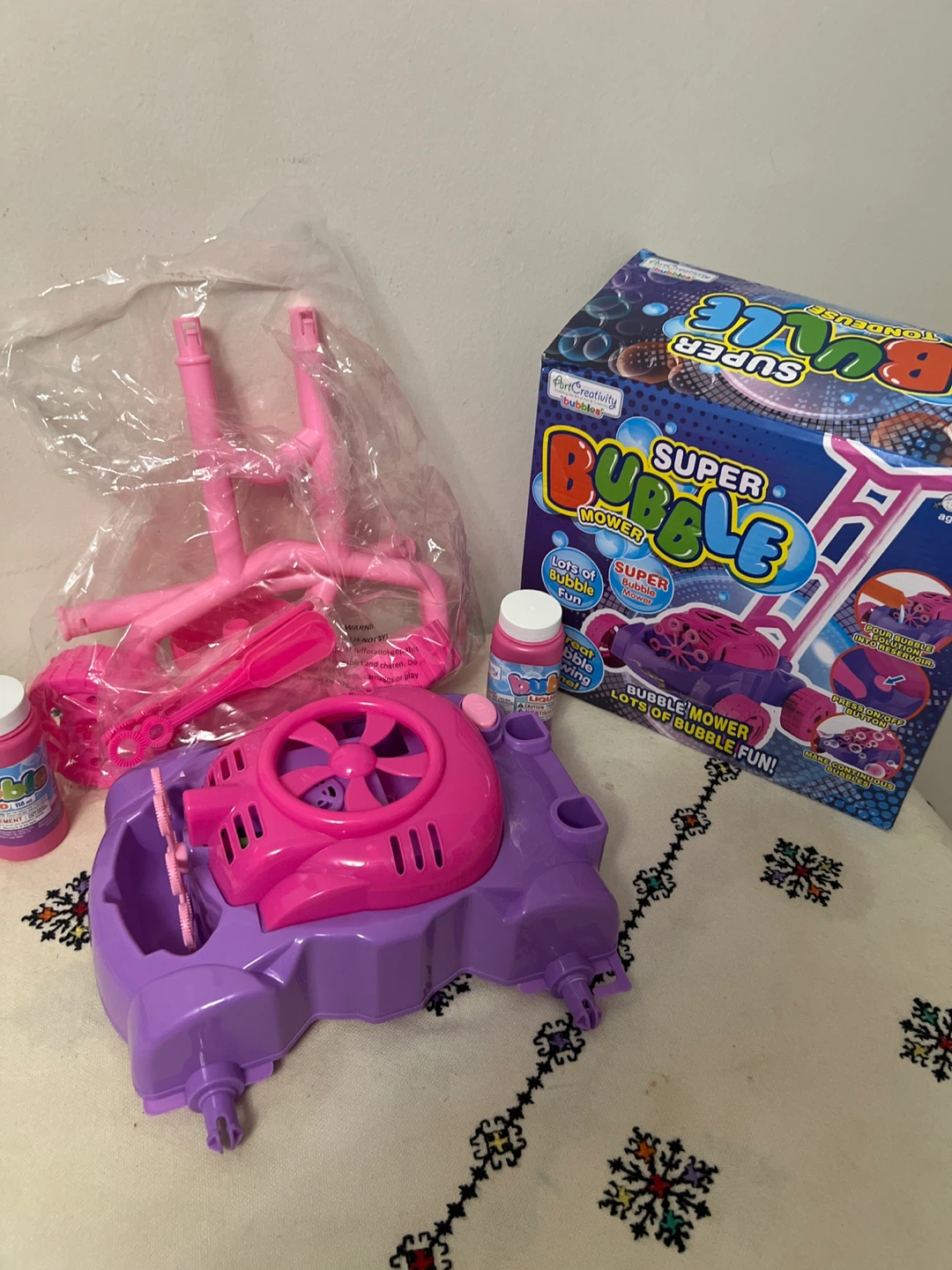 Super Bubble Mower Bubble Machine Toy - photo 2