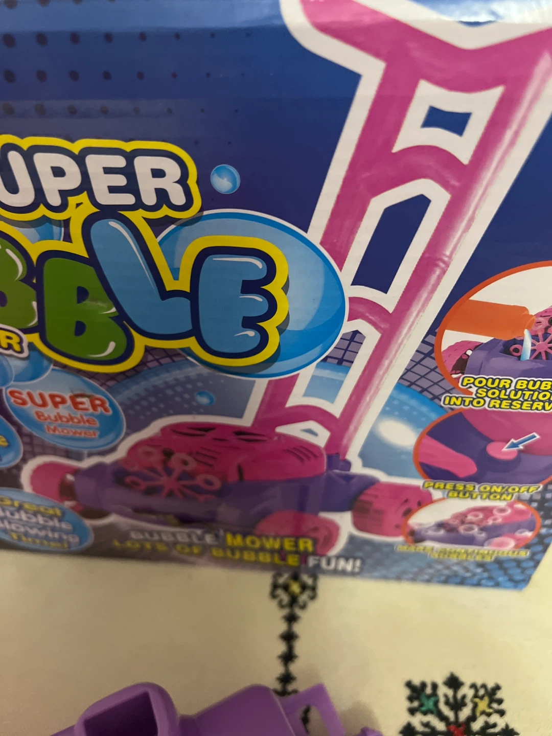 Super Bubble Mower Bubble Machine Toy - photo 5