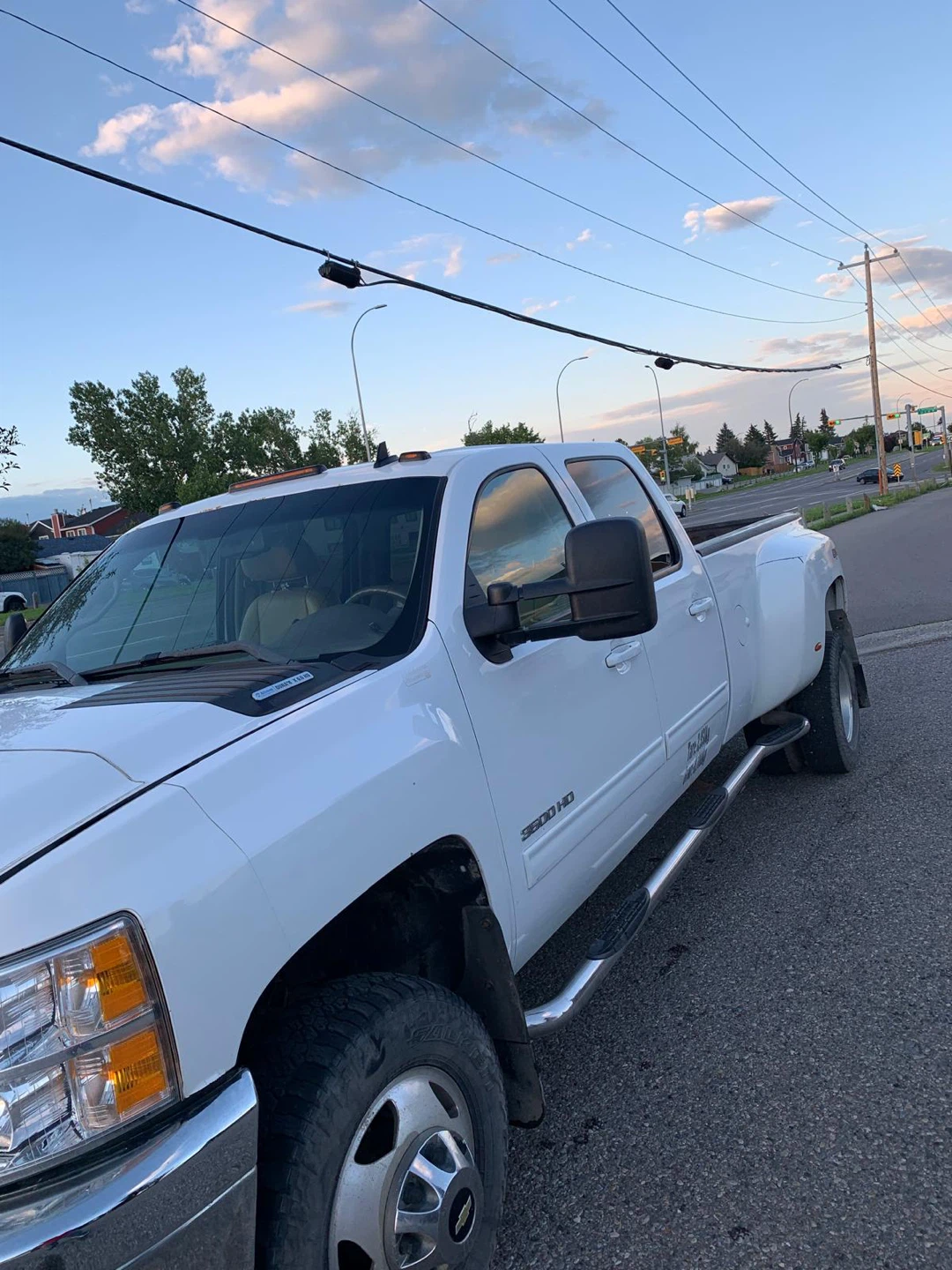 White Chevrolet Silverado 3500 HD Duramax Diesel - photo 4