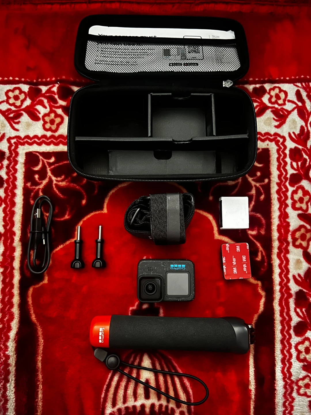 GoPro HERO10 Black Action Camera with Grip and Case
