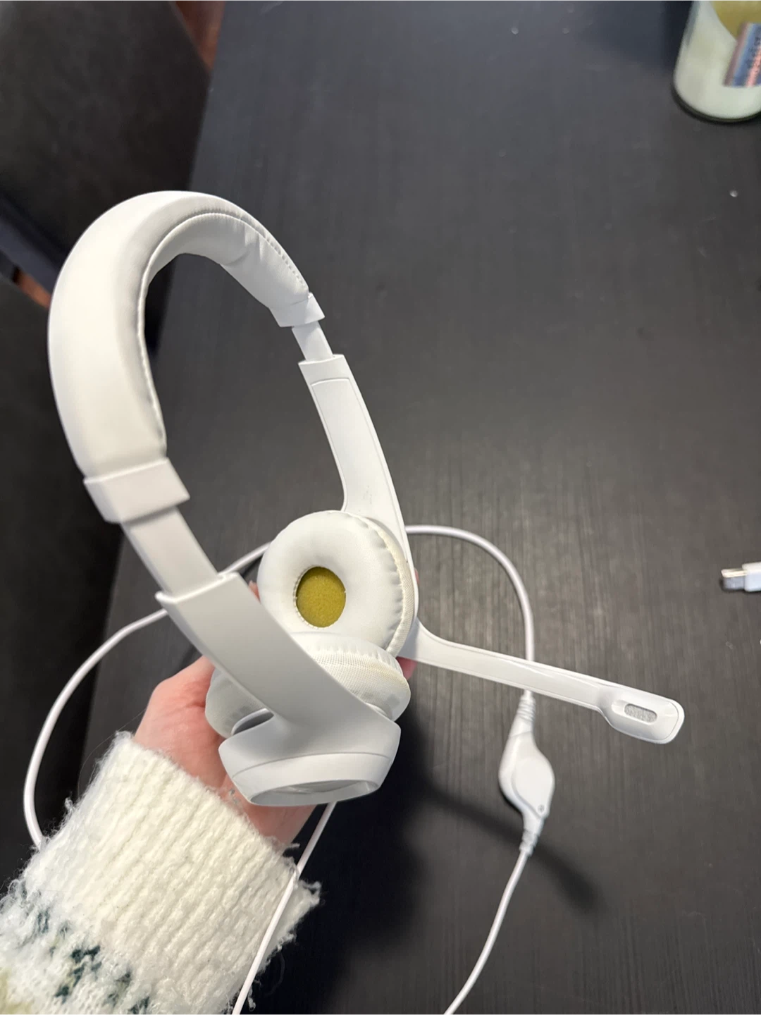 Logitech H390 USB Headset with Microphone - White - photo 3