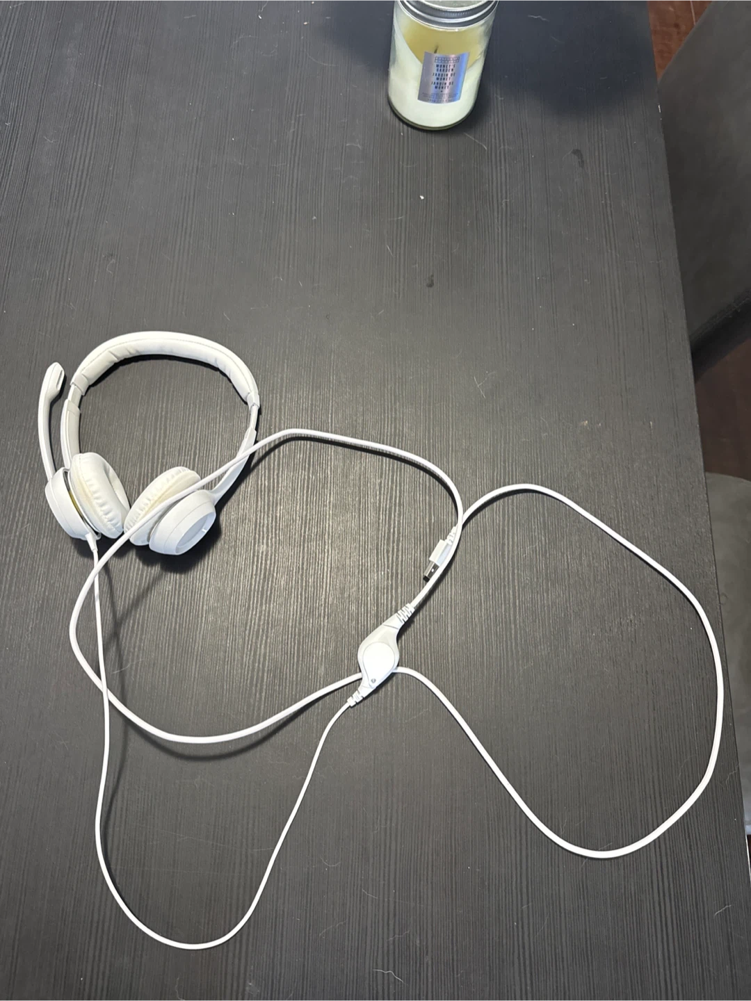 Logitech H390 USB Headset with Microphone - White