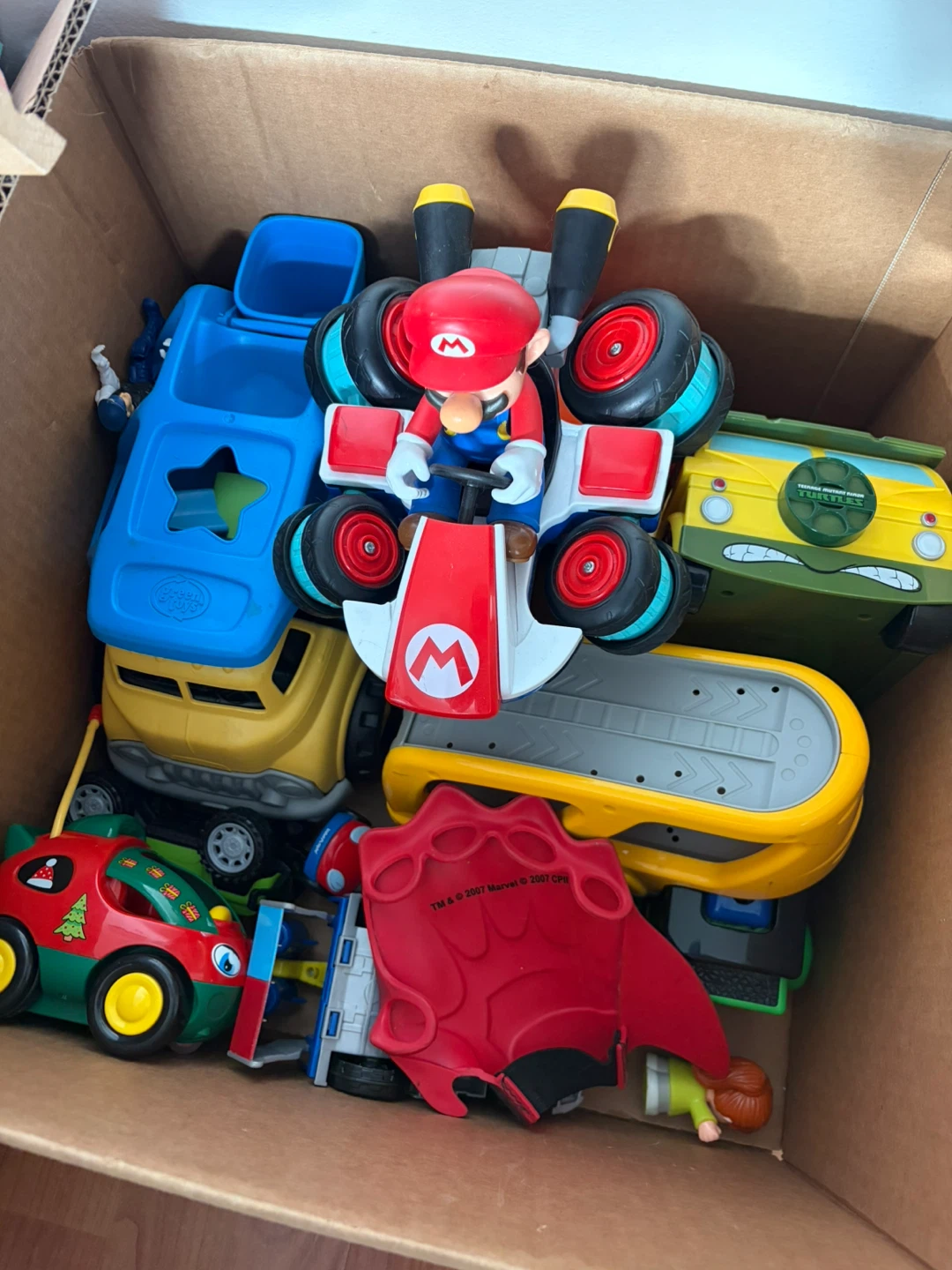Ninja Turtles Van, Good Guys Block Truck, Mario Car