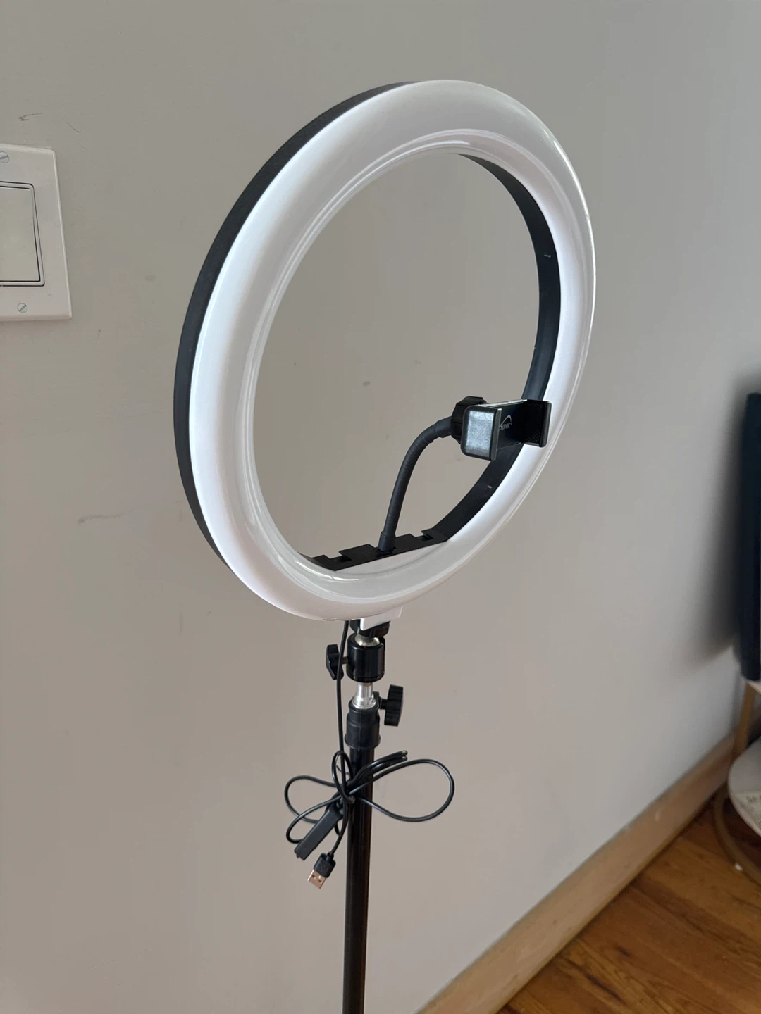 13-inch LED Ring Light with Adjustable Stand - photo 2