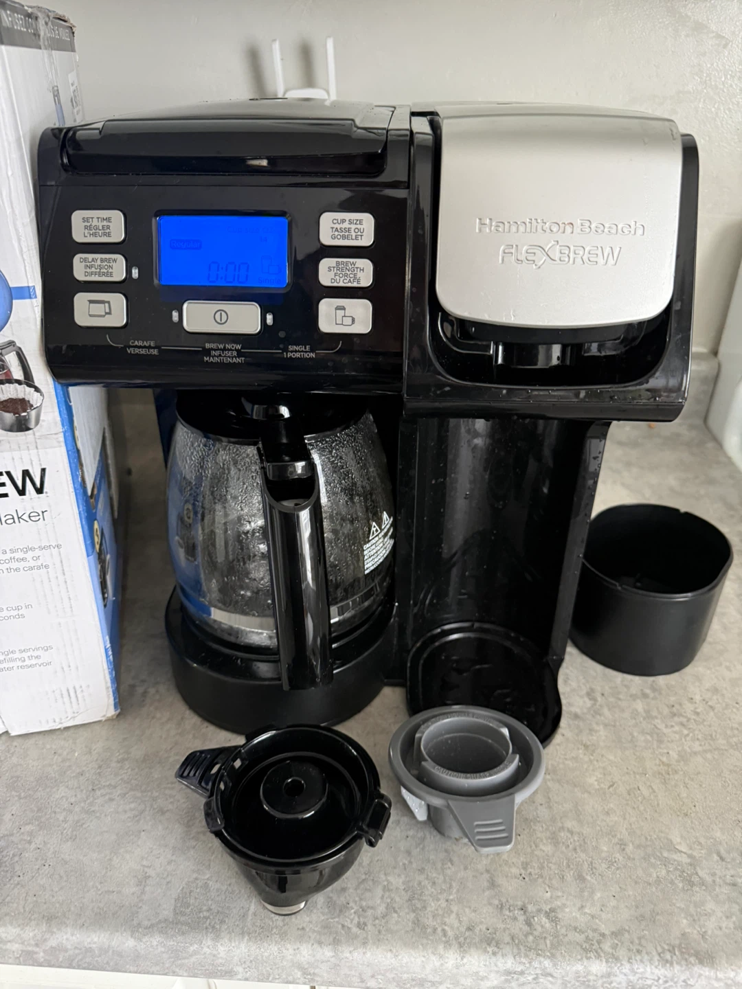 LIKE NEW Hamilton Beach FlexBrew Trio 2-Way Coffee Maker - photo 3