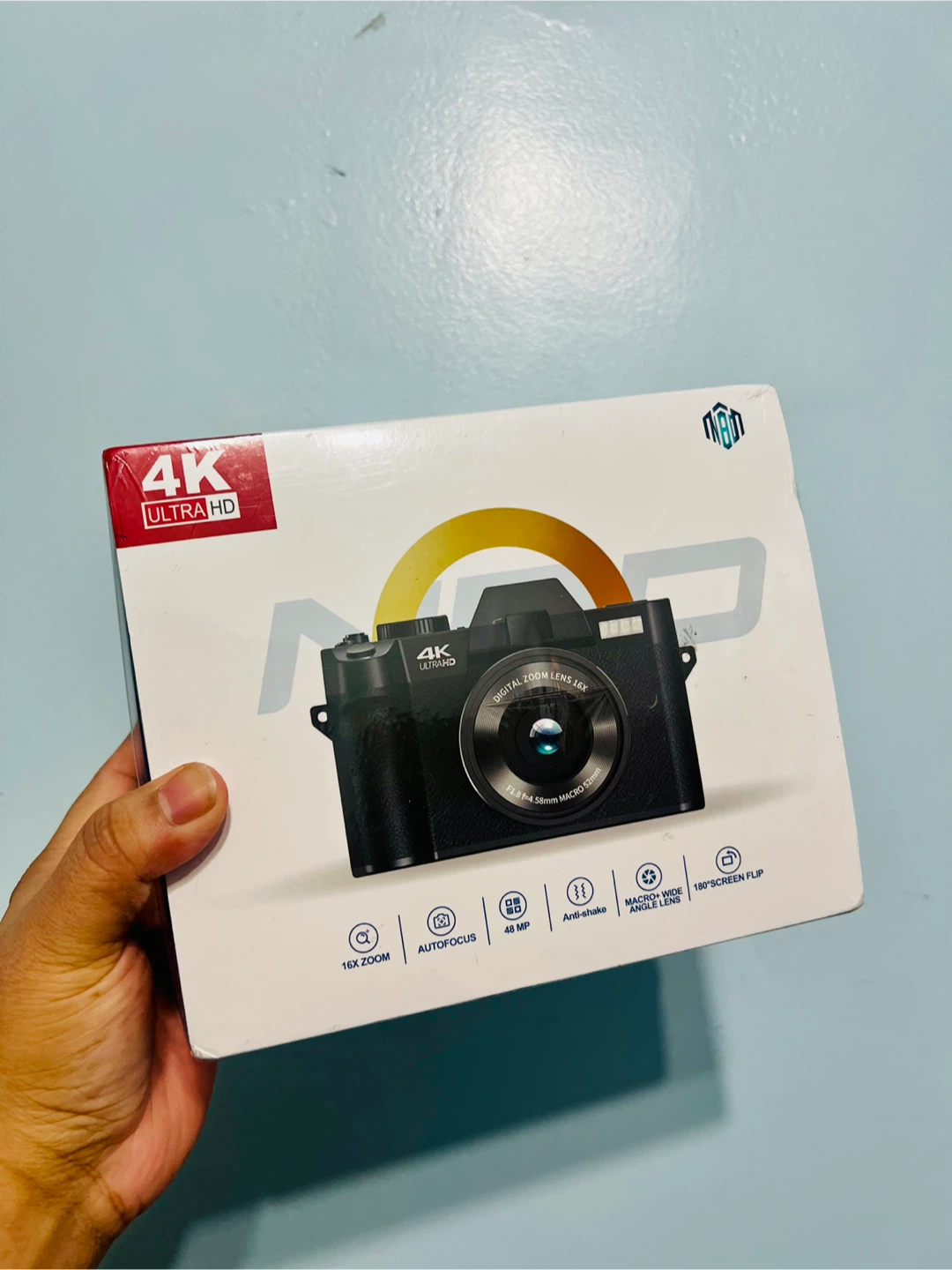4K Ultra HD Digital Camera with 16x Zoom and Autofocus