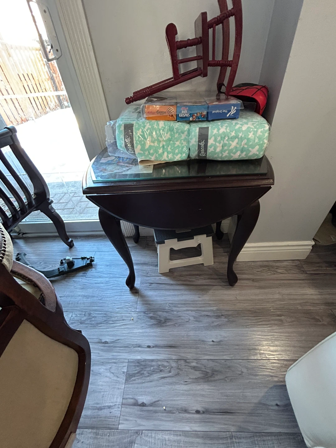 Dark Brown Console Table - photo 2
