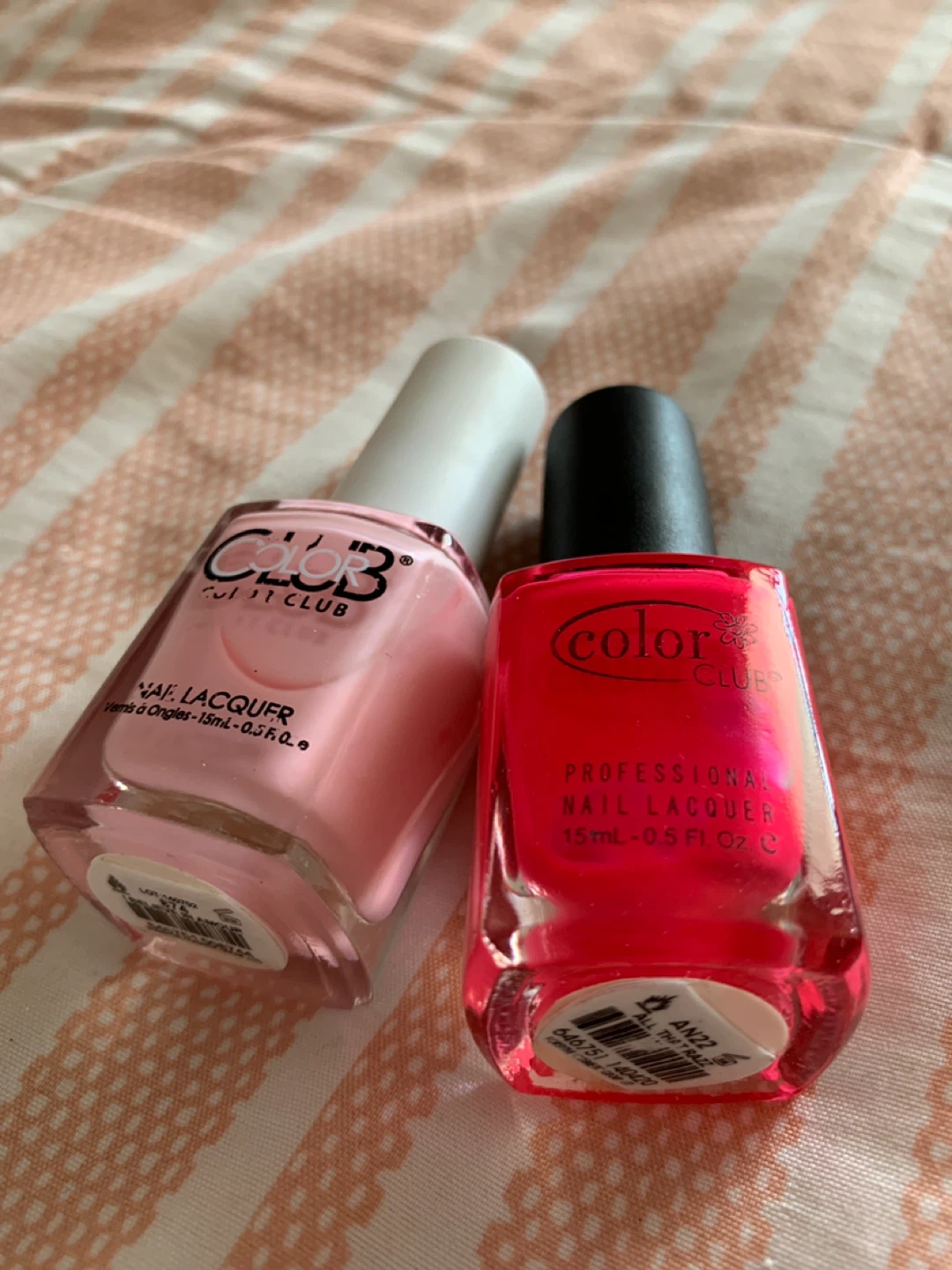 Color Club Nail Lacquer Set - Pink & Neon Pink