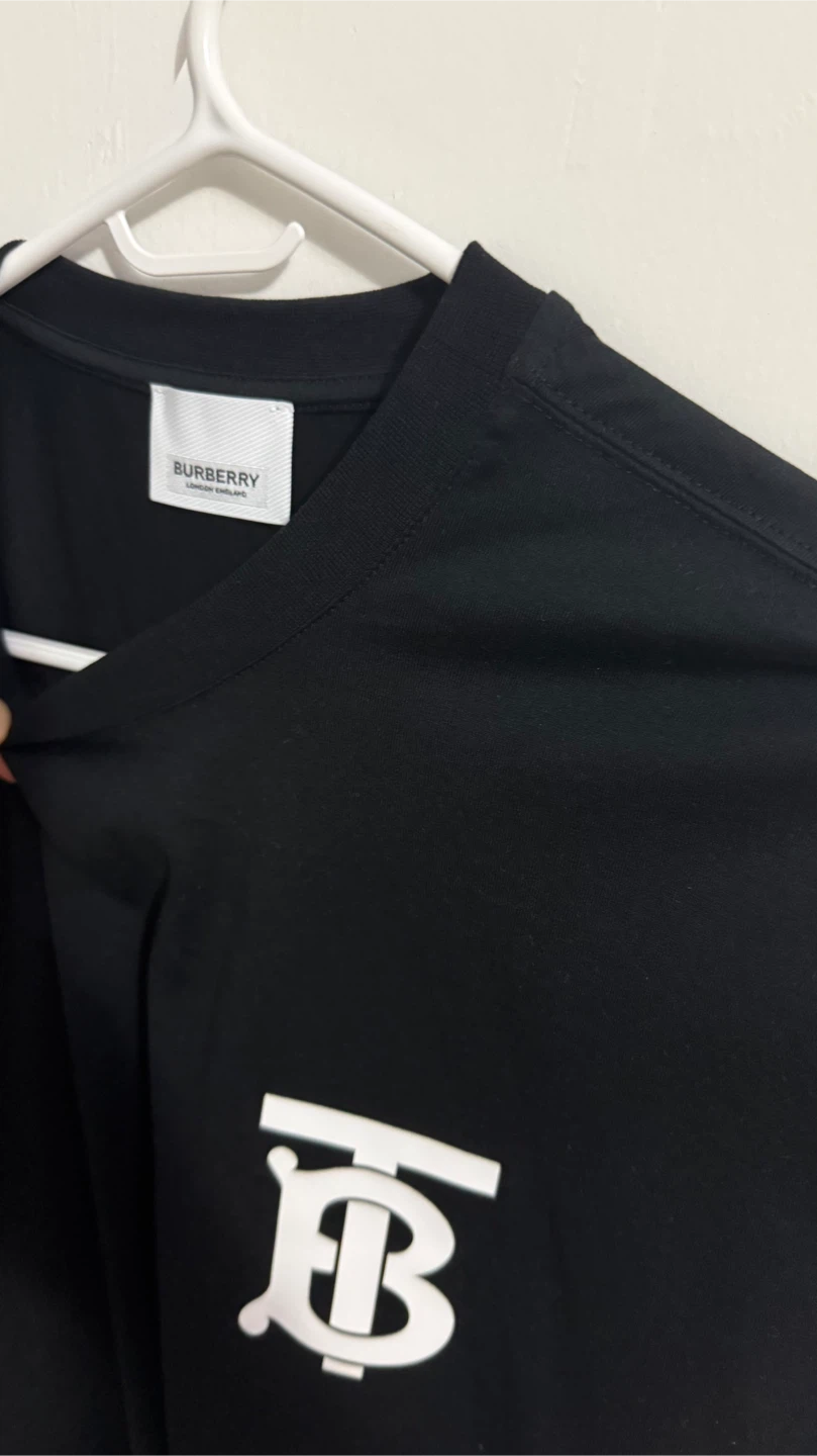 Burberry Black Monogram Print T-Shirt - photo 3