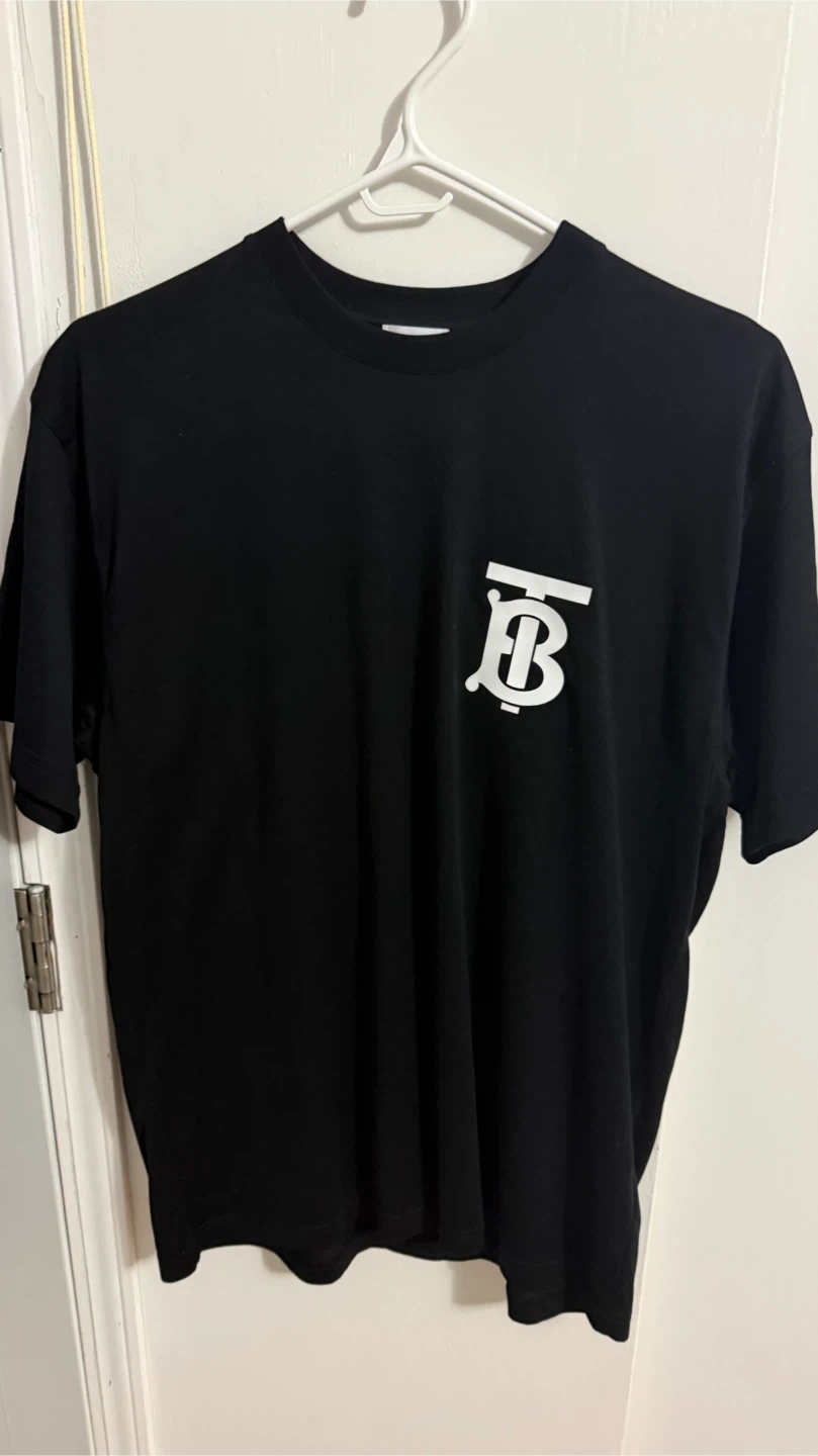 Burberry Black Monogram Print T-Shirt - photo 4