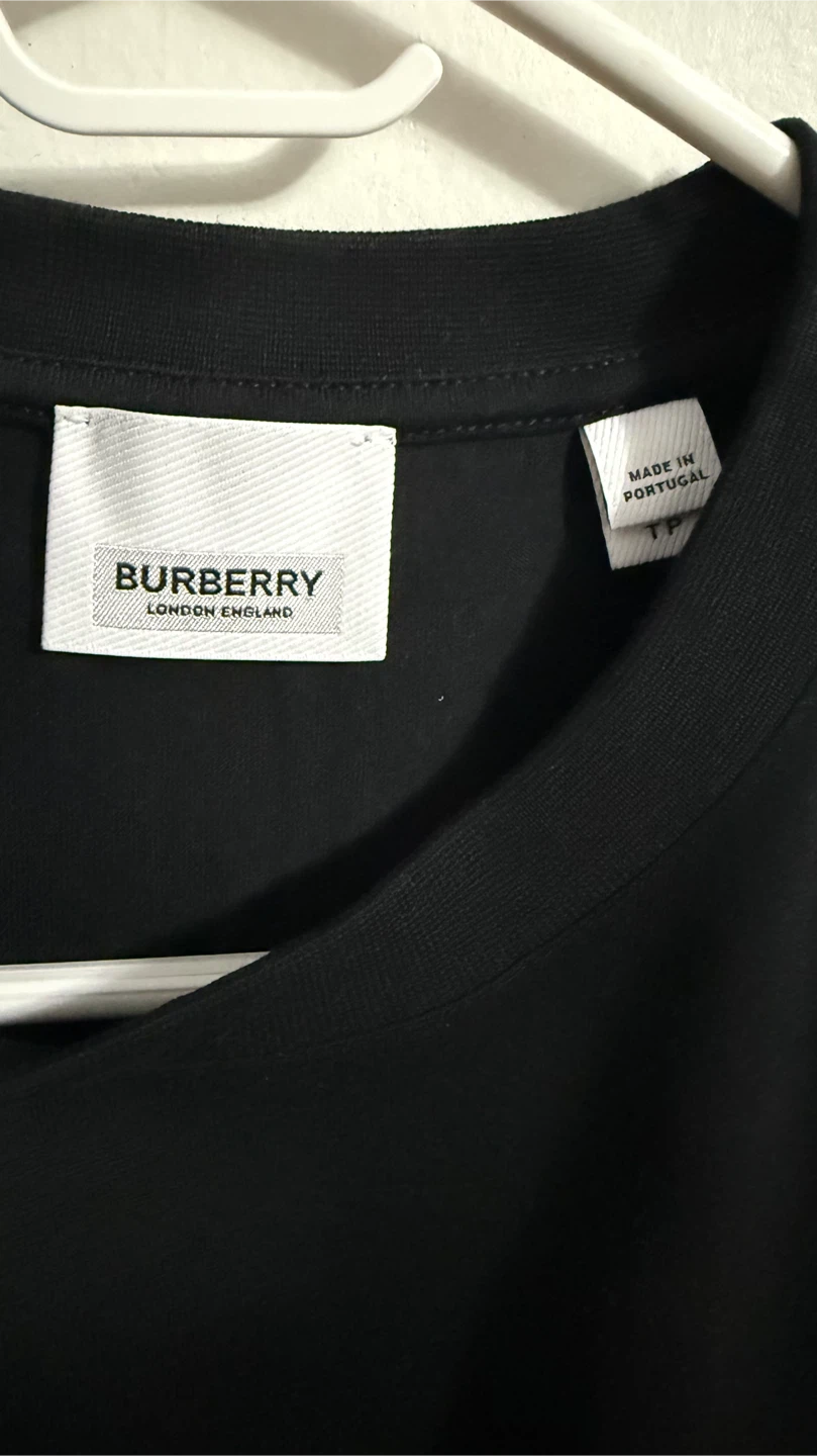 Burberry Black Monogram Print T-Shirt