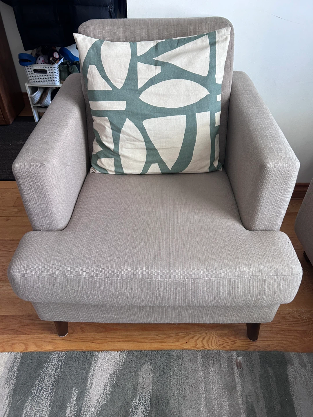 EQ3 Comfortable Fabric Sofa and Armchair Set - photo 3