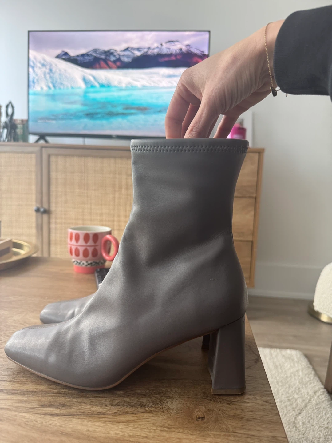 Grey Ankle Boots - photo 3