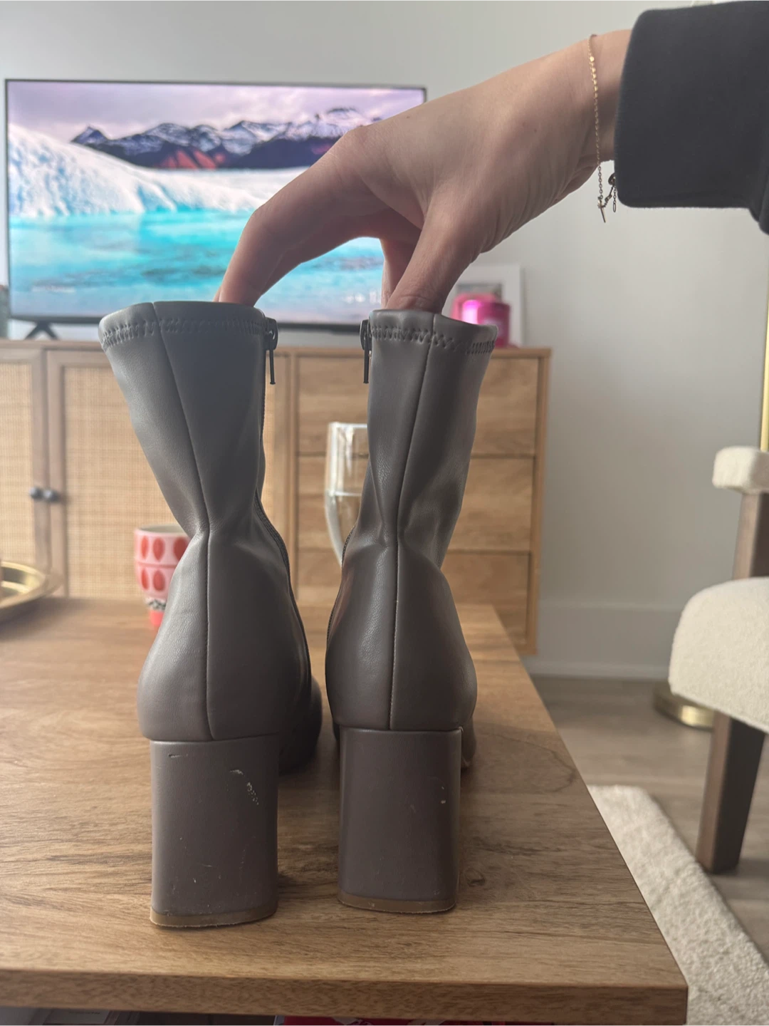 Grey Ankle Boots - photo 5
