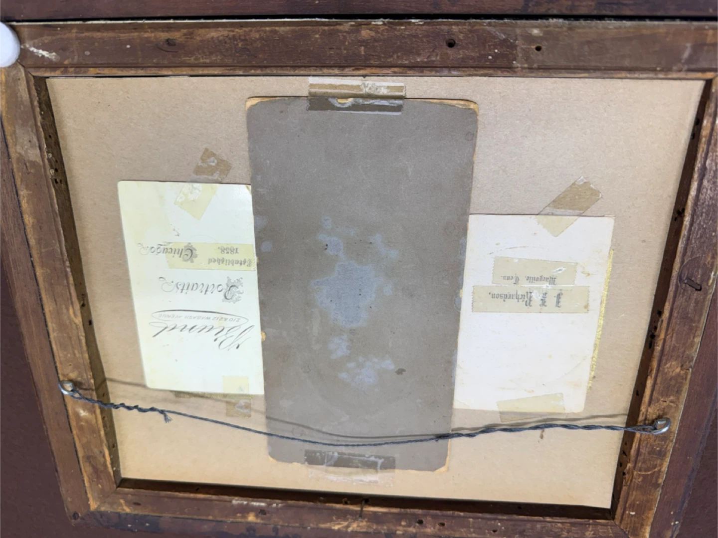 Antique Tri-Portrait Photo Frame - photo 3