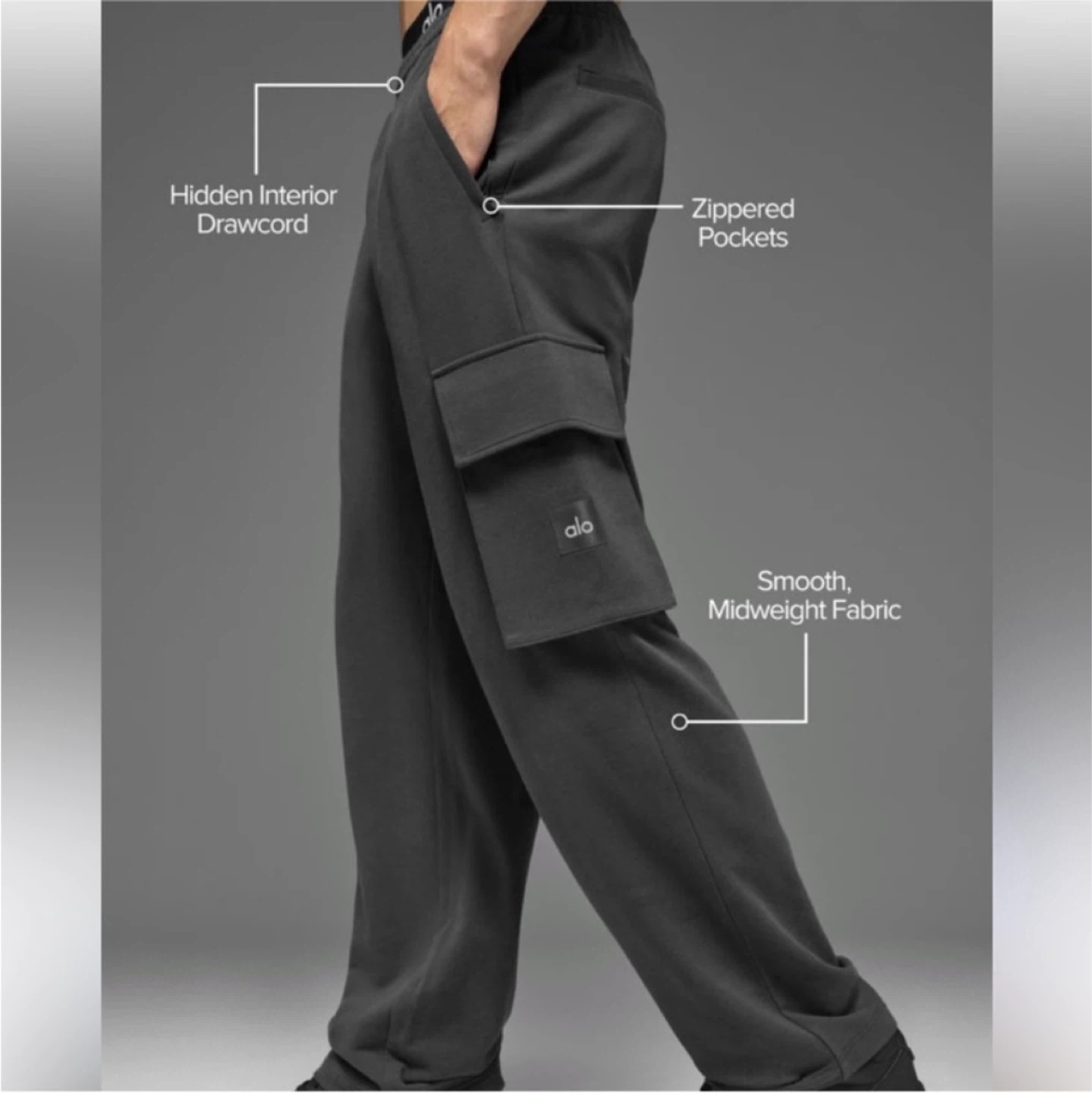 NWT Alo Yoga Double Take Cargo Pant - photo 3